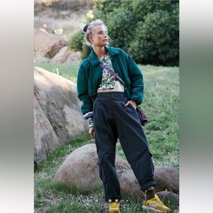 Free People Mesmerize Me Solid Pants (in black)